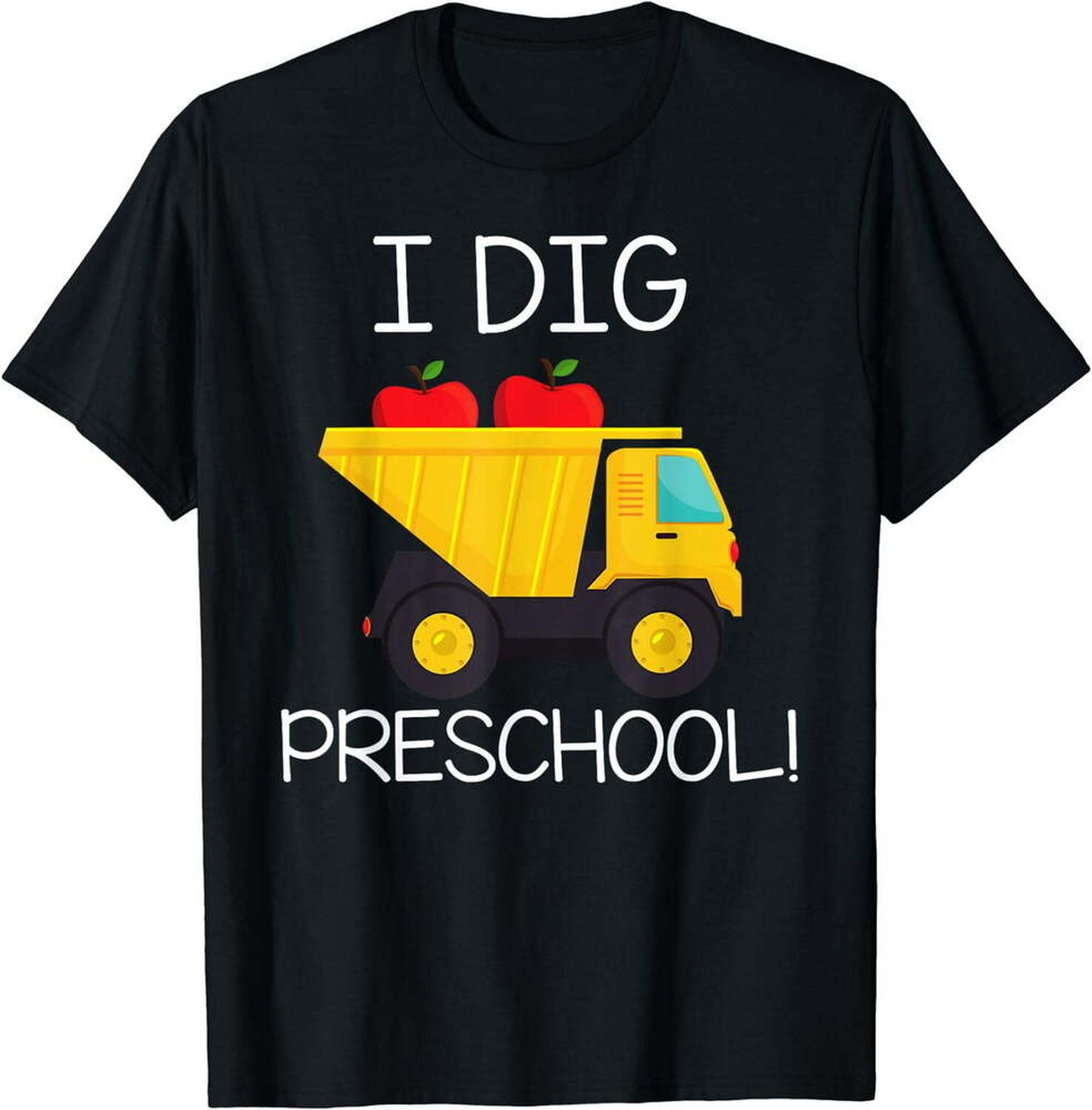 Preschool Construction Vehicle Tee Ideal Back to School Top for Toddlers!