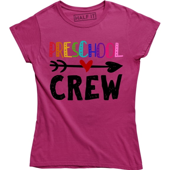 Preschool Crew Teacher Back To School Graduation Gift Women's T-Shirt