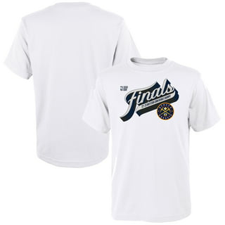 Men's Denver Nuggets New Era White 2023 NBA Finals Hook T-Shirt