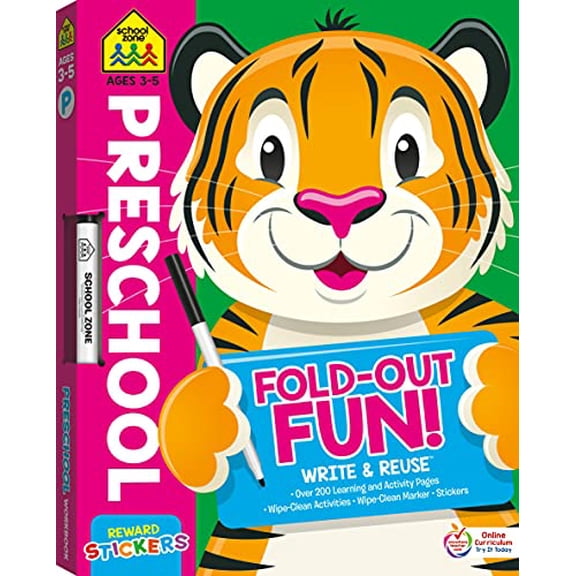 Pre-Owned Preschool Fold-Out Fun (School Zone)