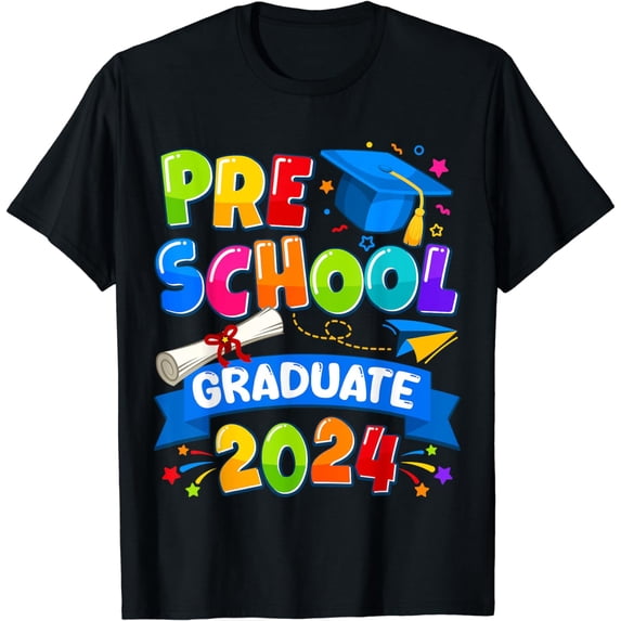Preschool Graduation 2024 Pre-k Graduate Kids Boys Girls T-Shirt