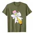 thumbnail image 1 of Preschool Graduation T-shirt for Boys & Girls Colorful Class 2026 Grad Letters Print Tees Crew Neck (Army Green 2-3 Years), 1 of 4