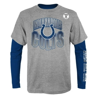 NFL Team Apparel Youth Indianapolis Colts Tribe Vibe White T-Shirt