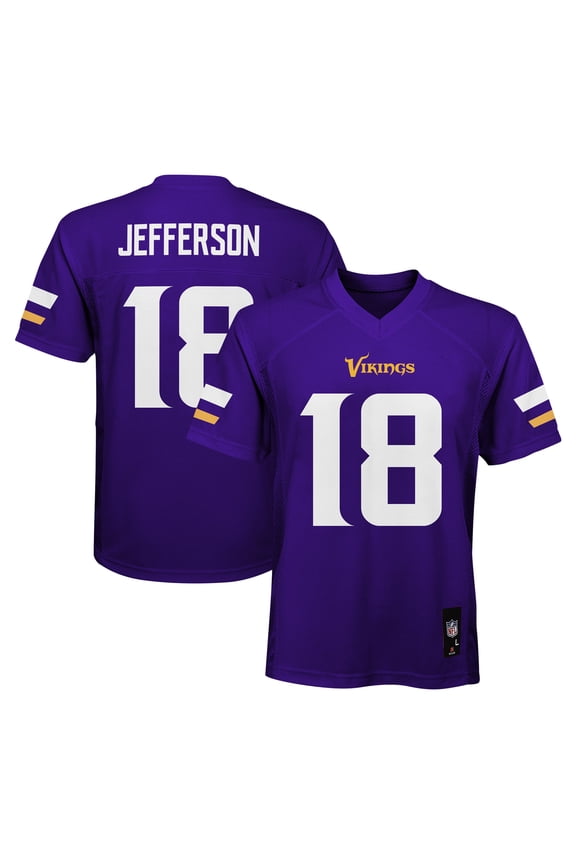 Preschool Justin Jefferson Purple Minnesota Vikings Replica Player Jersey
