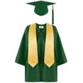 Preschool Kindergarten Graduation Gown Cap Set With 2024 Tassel And