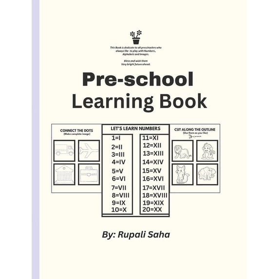 Preschool Learning Book: Children Activity Book, (Paperback) - Walmart.com