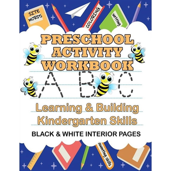 Preschool Learning and Building Kindergarten Skills Activity Workbook ...