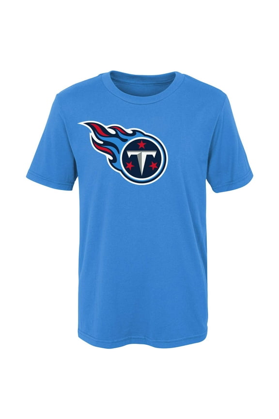 Preschool Light Blue Tennessee Titans Primary Logo T-Shirt