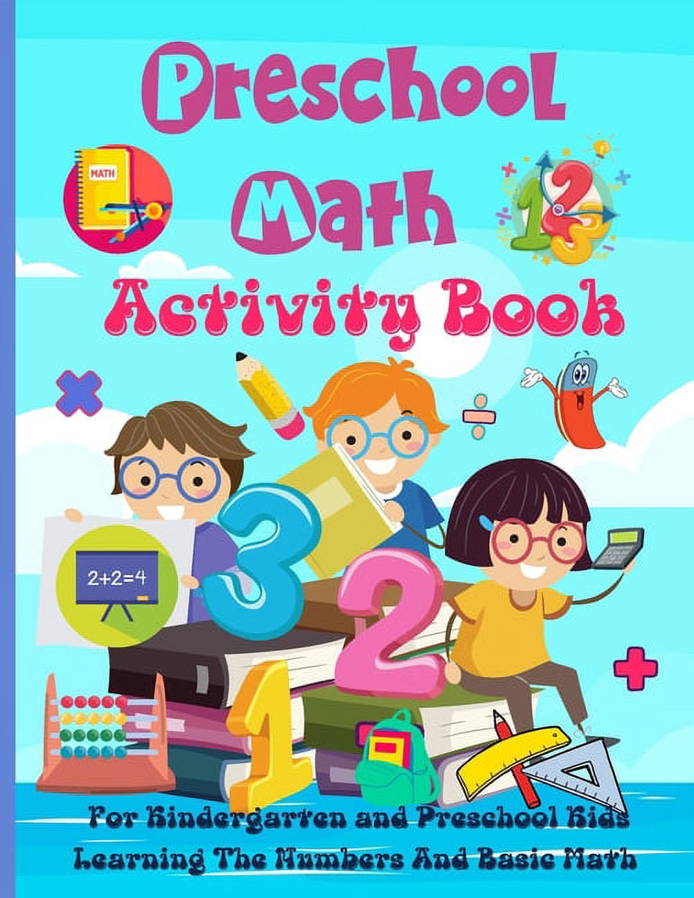 Airplane Activity Book For Clever Kids Ages 4-8: Preschool Activities  ,Kindergarten Workbooks, Phonics, Handwriting Practice, Math, Early Summer  Learning Activities by BABY STAR PRESS