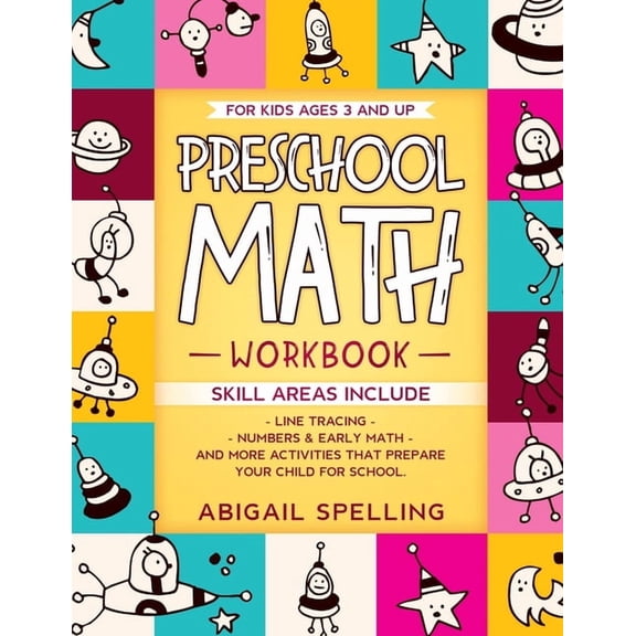 Homeschooling Activity Books Preschool Math Workbook for Kids Ages 3 and Up: Homeschooling Activity Books, Line Tracing, Numbers & Early Math, And Mo, Book 2, (Paperback)