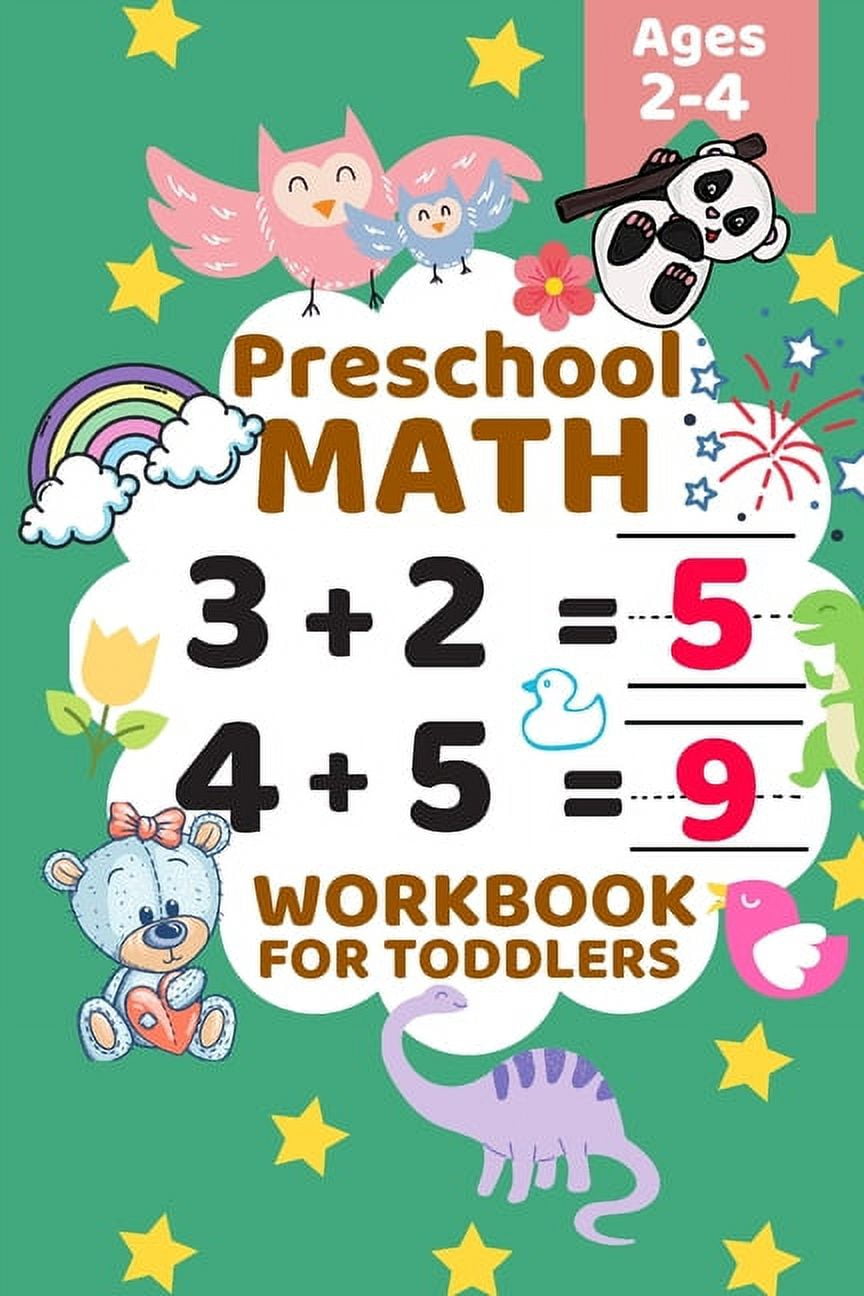 Matching　2-4　kindergarten　child　Workbook　with　Number　Preschool　2,　Toddlers　olds　Math　for　and　Tracing　Book　your　for　Math　Beginner　and　Preschool　to　year　Learning　Activities　Ages　for　and