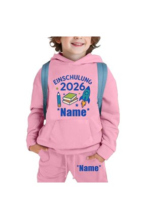 Preschool Memory Print Sweatshirt For Boys Unique School Admission Keepsake Top And Cozy Bottoms
