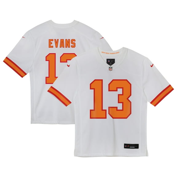 Preschool Mike Evans White '76 Tampa Bay Buccaneers  Game Jersey