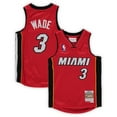 thumbnail image 1 of Preschool Mitchell & Ness Dwyane Wade Red Miami Heat 2005-06 Hardwood Classics Player Jersey, 1 of 3