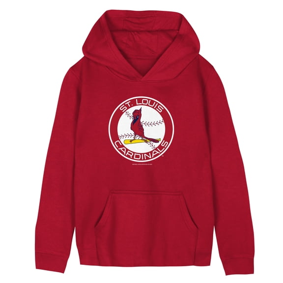 Preschool Mitchell & Ness Red St. Louis Cardinals Retro Logo Hoodie