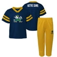 thumbnail image 1 of Preschool Navy Notre Dame Fighting Irish Two-Piece Red Zone Jersey & Pants Set, 1 of 5