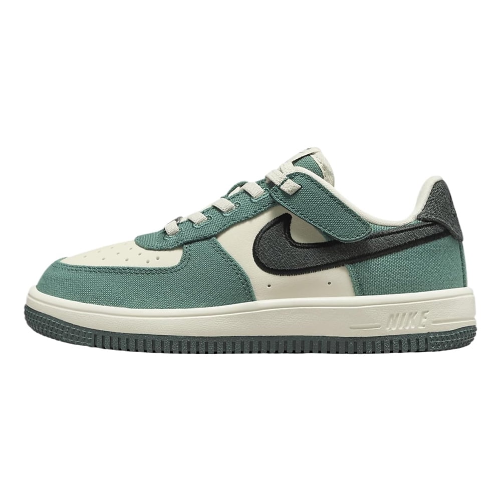 Preschool Nike Air Force 1 Low EasyOn LV8 3 Coconut Milk/Vintage Green (HJ4293 100) - 3