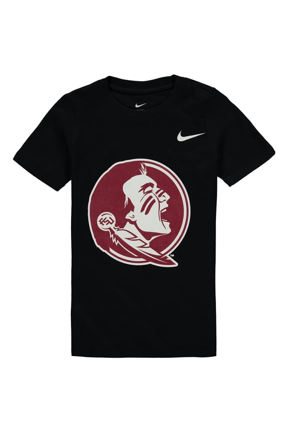 Preschool Nike Black Florida State Seminoles Logo T-Shirt