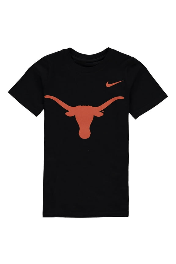 Preschool Nike Black Texas Longhorns Logo T-Shirt