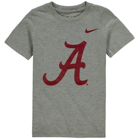 Preschool Nike Charcoal Alabama Crimson Tide Logo T-Shirt