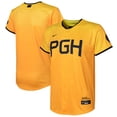 thumbnail image 1 of Preschool Nike  Gold Pittsburgh Pirates City Connect Replica Jersey, 1 of 3
