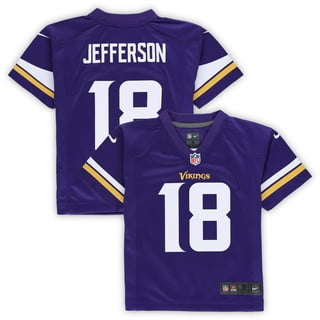 Nike NFL Minnesota Vikings Atmosphere (Justin Jefferson) Men's Fashion Football Jersey - Grey XL