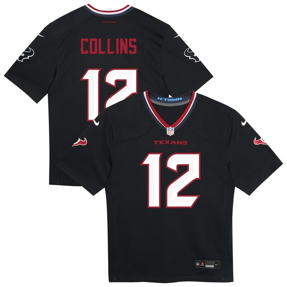 Preschool Nike Nico Collins Navy Houston Texans Team Player Game Jersey