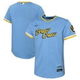 thumbnail image 1 of Preschool Nike Christian Yelich Powder Blue Milwaukee Brewers City Connect Replica Player Jersey, 1 of 3