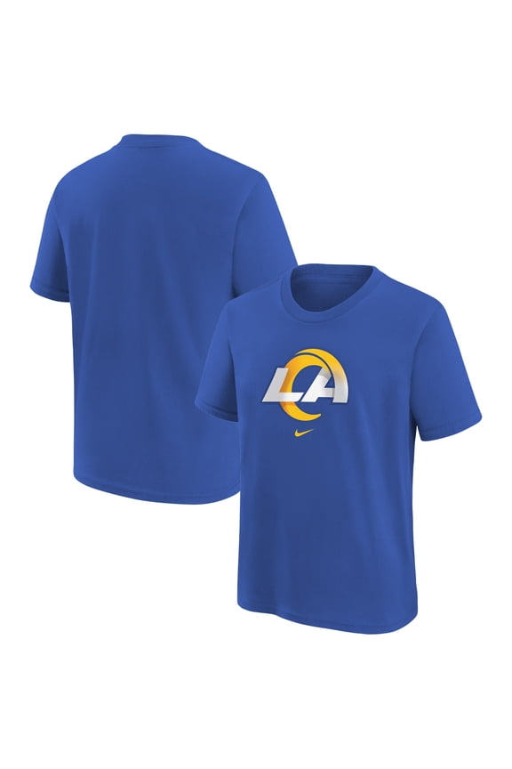 Preschool Nike Royal Los Angeles Rams Team Wordmark T-Shirt