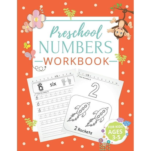 Preschool Numbers Workbook Number Tracing Book for Preschoolers