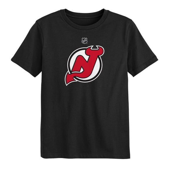 Preschool Outerstuff Black New Jersey Devils Primary Logo T-Shirt