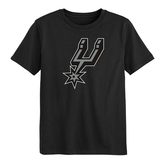 Preschool Outerstuff Black San Antonio Spurs Primary Logo T-Shirt