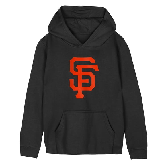 Preschool Outerstuff Black San Francisco Giants Primary Logo Fleece Hoodie