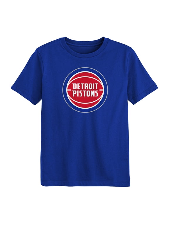 Preschool Outerstuff Blue Detroit Pistons Primary Logo T-Shirt