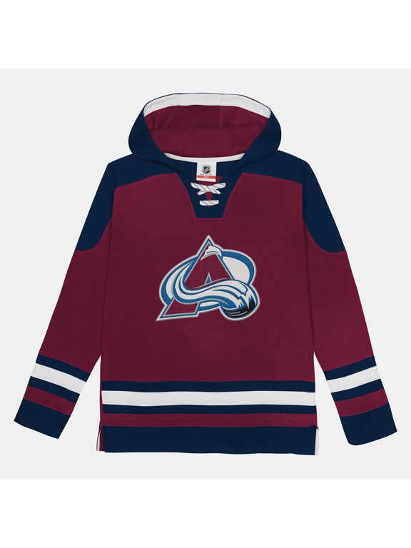 Preschool Outerstuff Burgundy Colorado Avalanche Ageless Must Have Home Raglan V-Neck Hoodie
