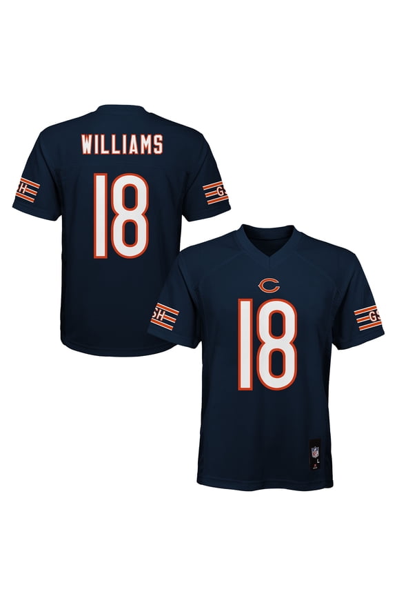 Preschool Outerstuff Caleb Williams Navy Chicago Bears Replica Player Jersey
