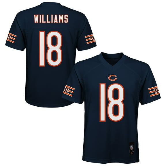 Preschool Outerstuff Caleb Williams Navy Chicago Bears Replica Player Jersey