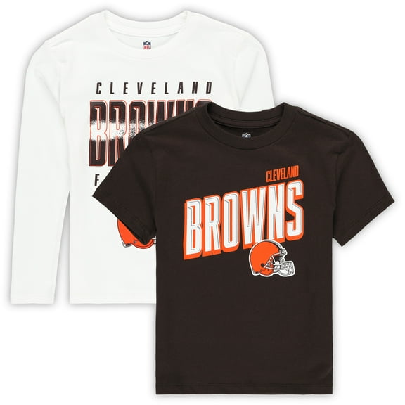Preschool Outerstuff Cleveland Browns The Mix Combo T-Shirt Set