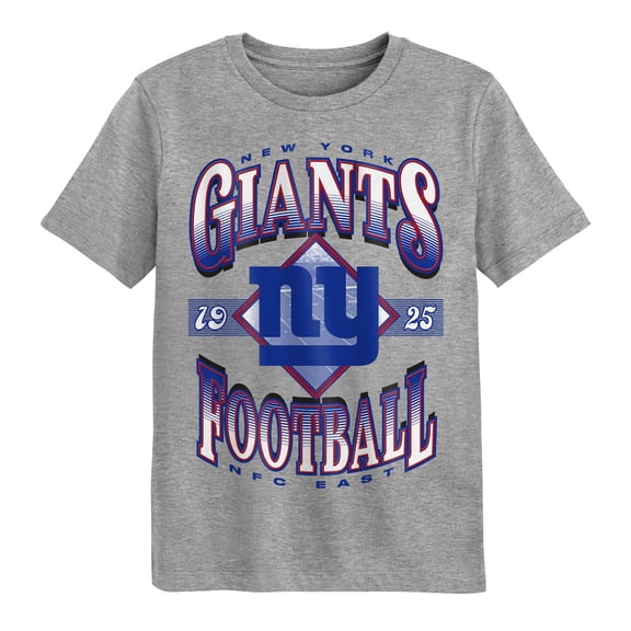 Preschool Outerstuff Dark Heather Gray New York Giants Of Days Past T-Shirt