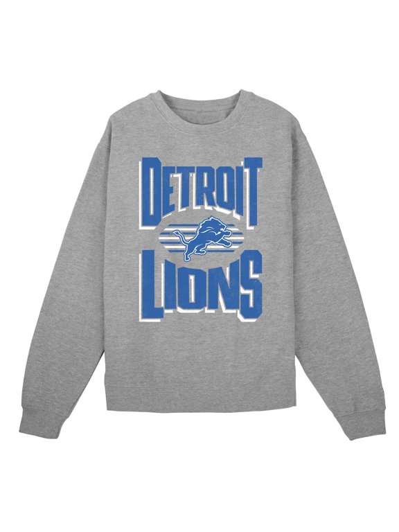 Preschool Outerstuff Gray Detroit Lions Jet Stream Sweatshirt