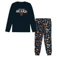 thumbnail image 1 of Preschool Outerstuff Navy Chicago Bears Chestnut Holiday Sleep Set, 1 of 5