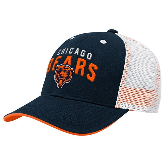 Preschool Navy/White Chicago Bears Core Lockup Trucker Adjustable hat
