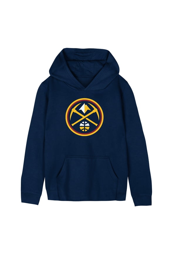 Preschool Outerstuff Navy Denver Nuggets Primary Logo Hoodie