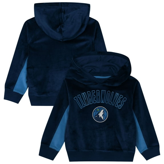 Preschool Outerstuff  Navy Minnesota Timberwolves Velour Hoodie