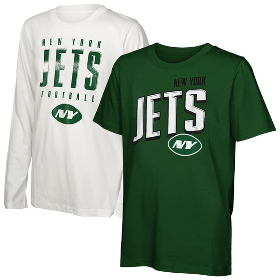 Preschool Outerstuff New York Jets The Mix Combo T-Shirt Set