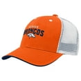 thumbnail image 1 of Youth Outerstuff Orange Denver Broncos Core Lockup Trucker Adjustable Hat, 1 of 3