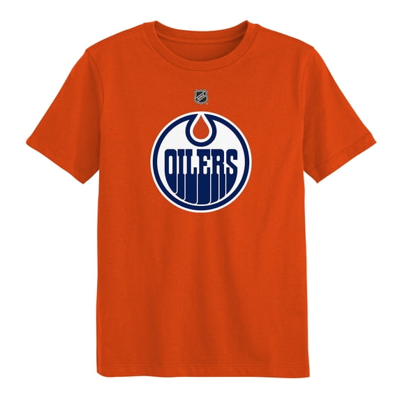 Preschool Outerstuff Orange Edmonton Oilers Primary Logo T-Shirt