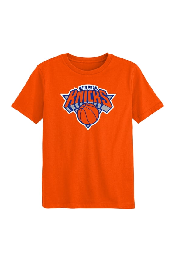 Preschool Outerstuff Orange New York Knicks Primary Logo T-Shirt