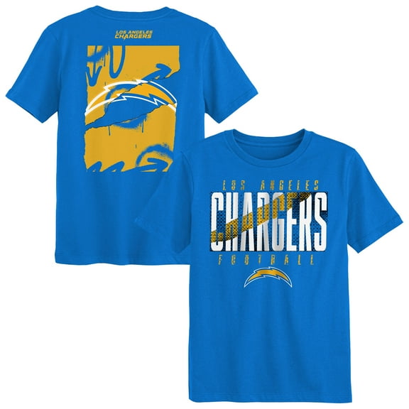 Preschool Outerstuff Powder Blue Los Angeles Chargers Posterize T-Shirt