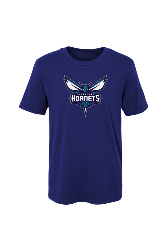 Preschool Outerstuff Purple Charlotte Hornets Primary Logo T-Shirt